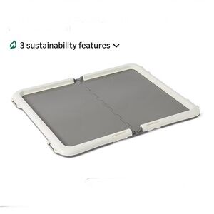 Dog🐕Training💩Pad Holder 28 x 34 inch L, White & Charcoal